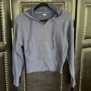 Aerie Crop Hoodie Sweatshirt